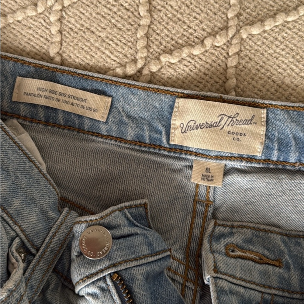 Universal Thread High Rise 90s Straight Jeans - Picture 2 of 3